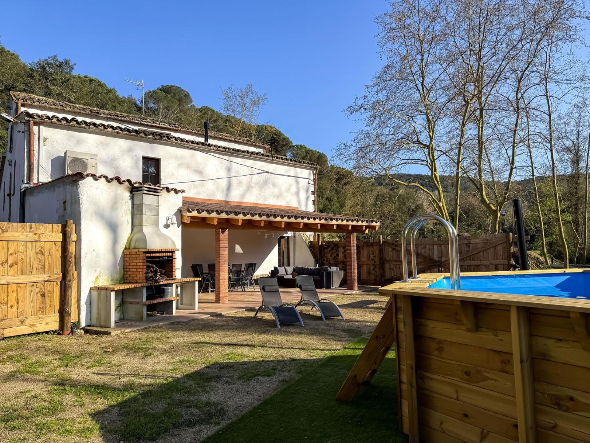 Casa Rural Can Ricos - El Mirador Del Montseny Vallgorguina Exteriér fotografie
