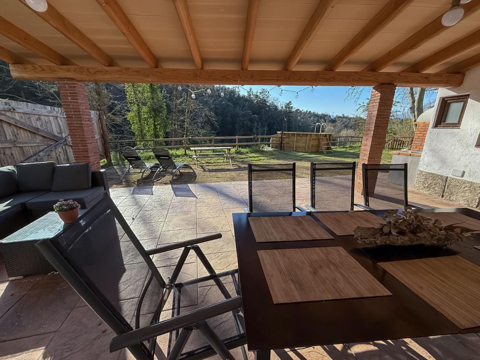 Casa Rural Can Ricos - El Mirador Del Montseny Vallgorguina Exteriér fotografie